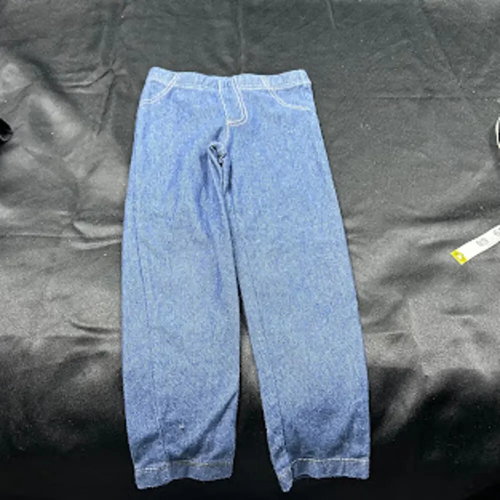 Carters Girls Jeggings 4T Denim Yellow/Brown EUC‎